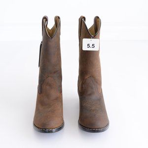 Masterson Boots & Co Western Cowboy Boot Brown Leather